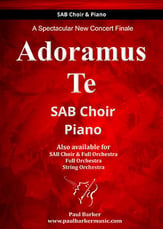 Adoramus Te SAB choral sheet music cover